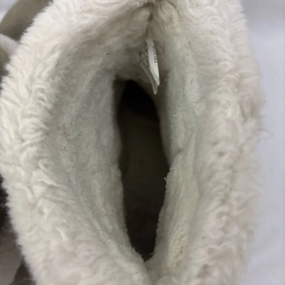 UGG Womans Koolaburra Size 10 USA Mini  Barley Suede Boots Dune Gray 1133079